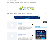 Tablet Screenshot of investortrip.com